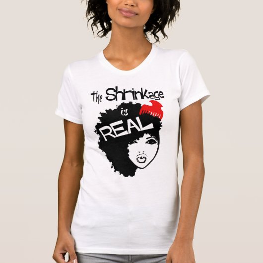 Die Schrumpfung ist die T der wirklichen, T-Shirt (Vorderseite)