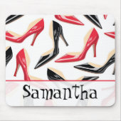Die Schuh-hoher Heels personalisiertes Mousepad (Vorne)