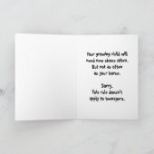 Die Schuhe der Kinder - CowboyParenting Karte (Innenseite)