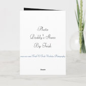 Die Schuhe des Vatis Karte (Rückseite)