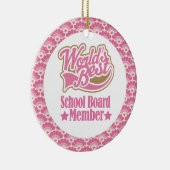 Die Schulbehörde-Mitgliedsgeschenk-Verzierung der Keramikornament (Rechts)