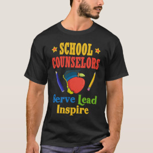Die Schulberater arbeiten als leitende Inspirieren T-Shirt