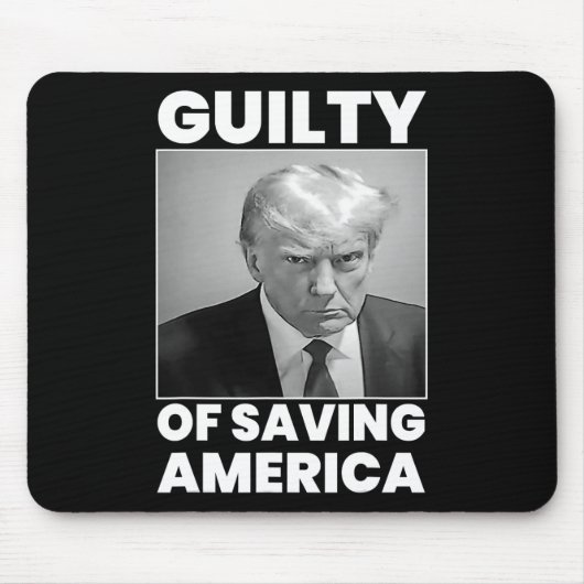 Die Schuld, Amerika Retten Mousepad (Vorne)