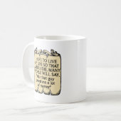 Die Schuldigen lustige Tasse (Vorderseite Links)