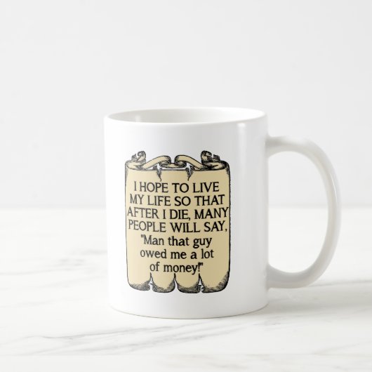 Die Schuldigen lustige Tasse (Rechts)