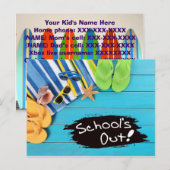 DIE SCHULE IST AUSGESCHLOSSEN! Kontaktkarte Postkarte (Vorne/Hinten)