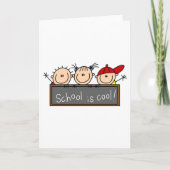 Die Schule ist Cool Karte (Vorderseite)