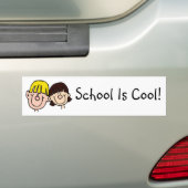 Die Schule ist Cool mit Autoaufklebern und Mädchen Autoaufkleber (Auf Auto)