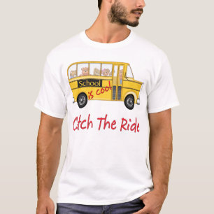 Die Schule ist Cooler Schulbus T-Shirt