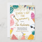 Die Schule ist draußen für die Sommereinladung Einladung (Vorderseite)