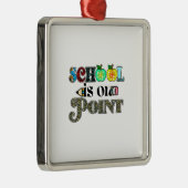 Die Schule ist ein Point-Lehrer Ornament Aus Metall (Rechts)