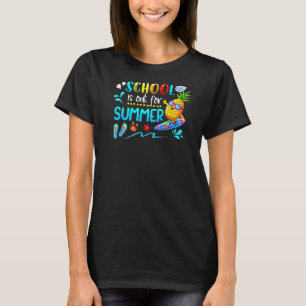 Die Schule ist für den Sommer Ananas Lehrer Kinder T-Shirt