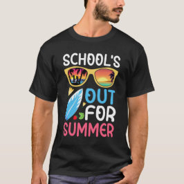 Die Schule ist für den Sommer lustige Sommerferien T-Shirt