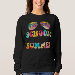 Die Schule ist für die Sommersonnenbrille abends L Sweatshirt