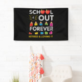 Die Schule ist für immer müde und liebt es Banner (Insitu)