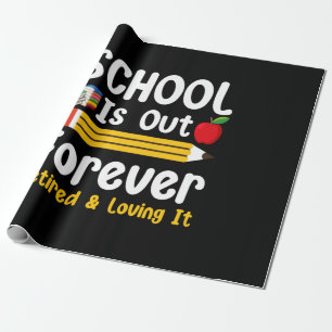 Die Schule ist für immer müde und liebt es Geschenkpapier