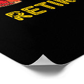 Die Schule ist für immer müde und liebt es Poster (Ecke)