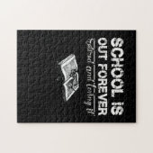 Die Schule ist für immer müde und liebt es Puzzle (Horizontal)