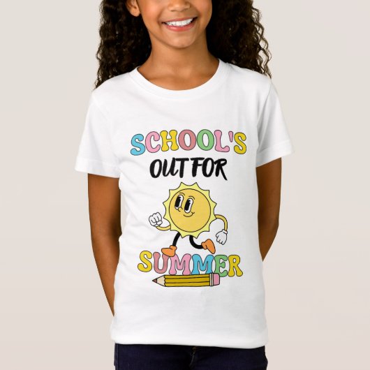 Die Schule ist im Sommer draußen T-Shirt (Vorderseite)