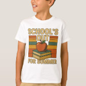 Die Schule ist im Sommer draußen T-Shirt (Vorderseite)