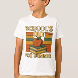 Die Schule ist im Sommer draußen T-Shirt