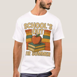Die Schule ist im Sommer draußen T-Shirt