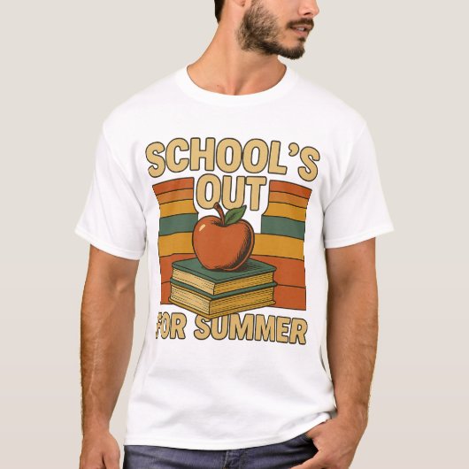 Die Schule ist im Sommer draußen T-Shirt (Vorderseite)
