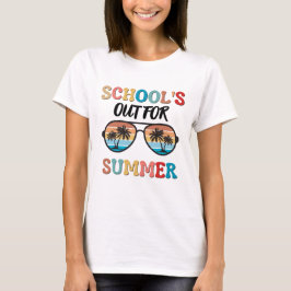 Die Schule ist im Sommer draußen T-Shirt