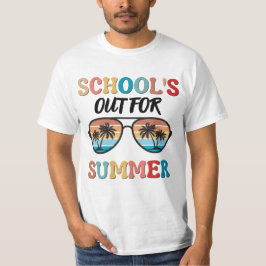 Die Schule ist im Sommer draußen T-Shirt