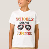 Die Schule ist im Sommer draußen T-Shirt (Vorderseite)