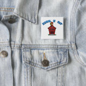 Die Schule ist im Sommer unterwegs Button (Beispiel)