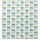 Die Schule ist im Sommer zu Ende Duschvorhang (Vorderseite)