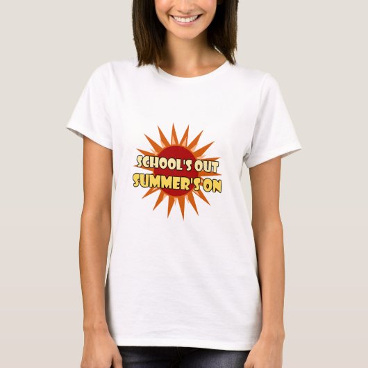 Die Schule ist raus T-Shirt (Vorderseite)
