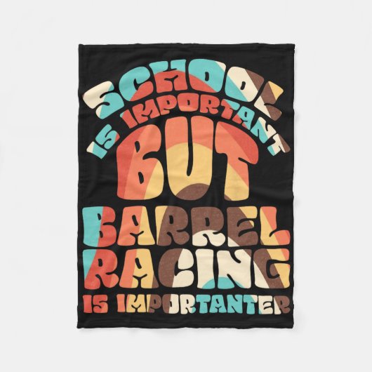 Die Schule ist wichtig, aber das Rennen mit dem Pf Fleecedecke (Vorderseite)