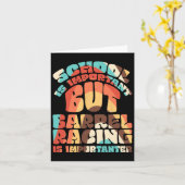 Die Schule ist wichtig, aber das Rennen mit dem Pf Karte (Gelbe Blume)