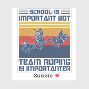 Die Schule ist wichtig, aber das Teamrennen ist wi Aufkleber