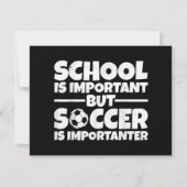 Die Schule ist wichtig, aber Fußball ist wichtig f (Rückseite)