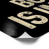 Die Schule ist wichtig, aber Hockey ist wichtig fü Poster (Ecke)