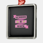 Die Schule ist zurück Ornament Aus Metall (Links)