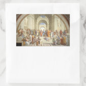Die Schule von Athen in Raphael Rechteckiger Aufkleber (Tasche)