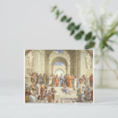 Die Schule von Athen Postkarte (Stehend Vorderseite)