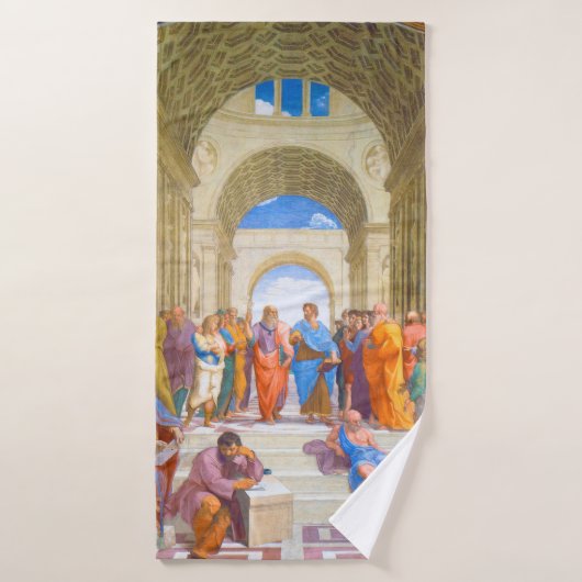Die Schule von Athen, Raphael Badehandtuch (Badehandtuch)