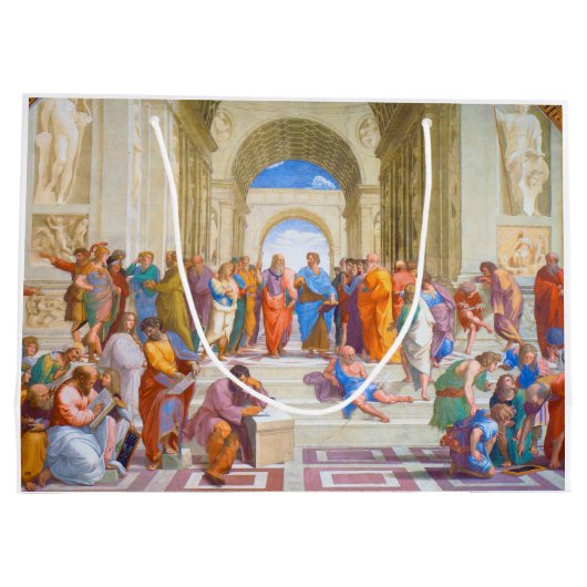 Die Schule von Athen, Raphael Große Geschenktüte (Rückseite)