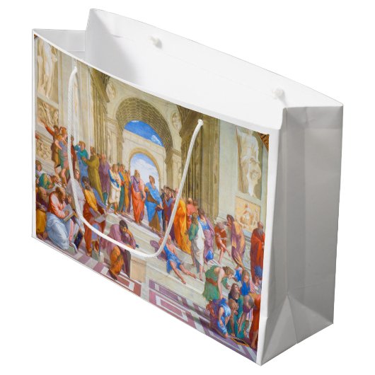 Die Schule von Athen, Raphael Große Geschenktüte (Vorderseite Schrägansicht)