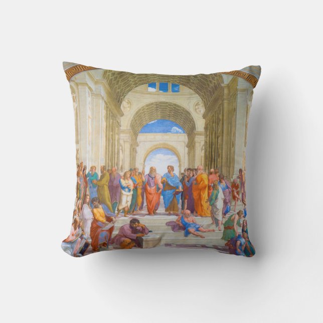 Die Schule von Athen, Raphael Kissen (Vorderseite)