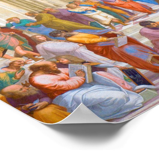 Die Schule von Athen, Raphael Poster (Ecke)