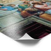 Die Schule von Athen von Raphael Fotodruck (Ecke)