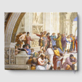 Die Schule von Athen von Raphael Gästebuch (Rückseite)