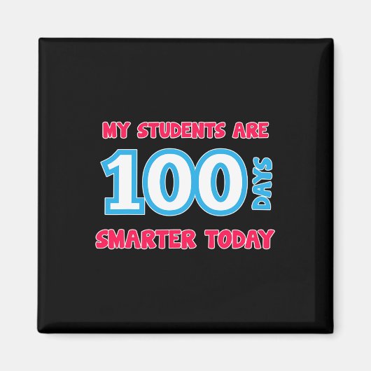 Die Schüler sind heute 100 Tage klüger Magnet (Vorne)