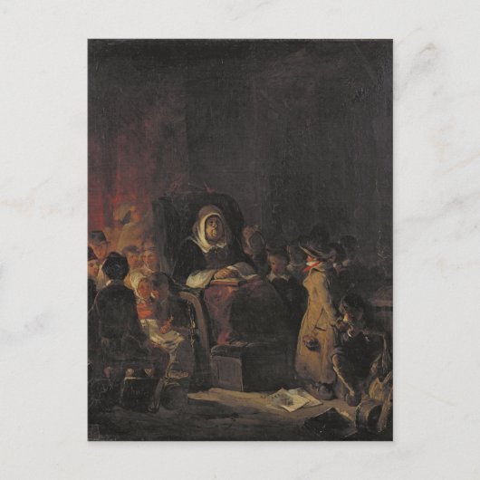 Die Schulmeisterin Postkarte (Vorderseite)